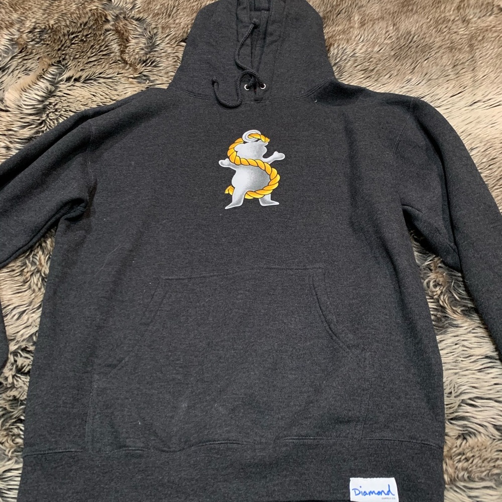 Diamond Supply Co. X Grizzly Griptape Sweatshirt Hoodie Size M